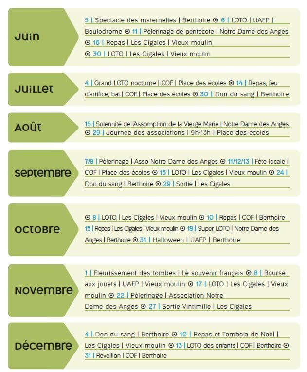 2020 agenda manifestations asso subventionnees 2
