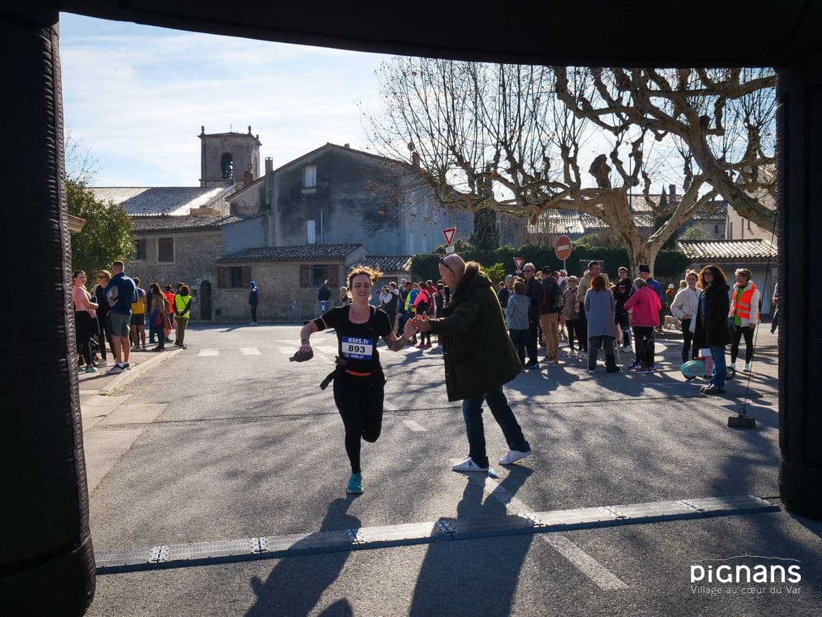 20240128 pignans traversee des pignes courses 5k 10k 55