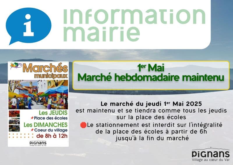 2025 information parking marche maintenu