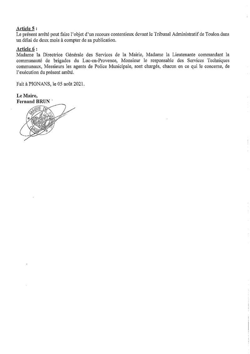 Affiche : Arrete 2021 339 chats errants2