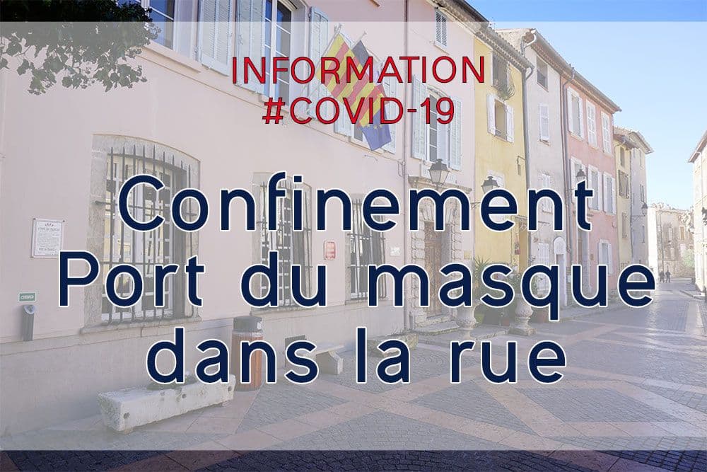 Confinement masque rue