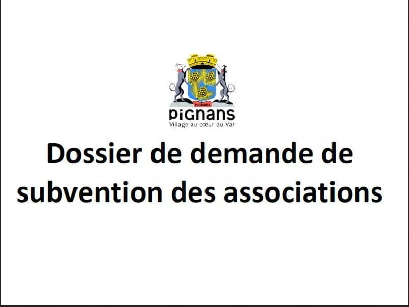 Demande subvention asso