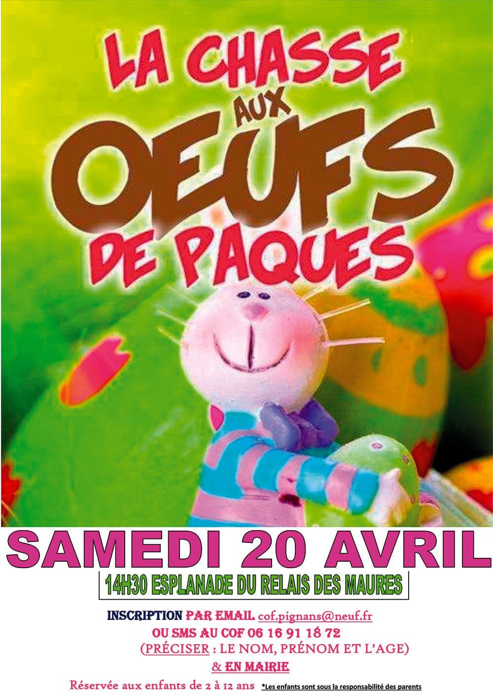 Affiche : 20190420 affiche chasse aux oeufs 2019