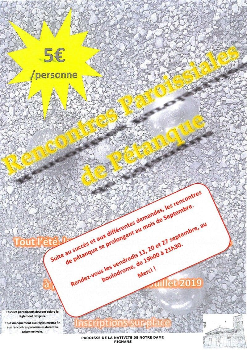 201909 rencontres paroissiales petanque