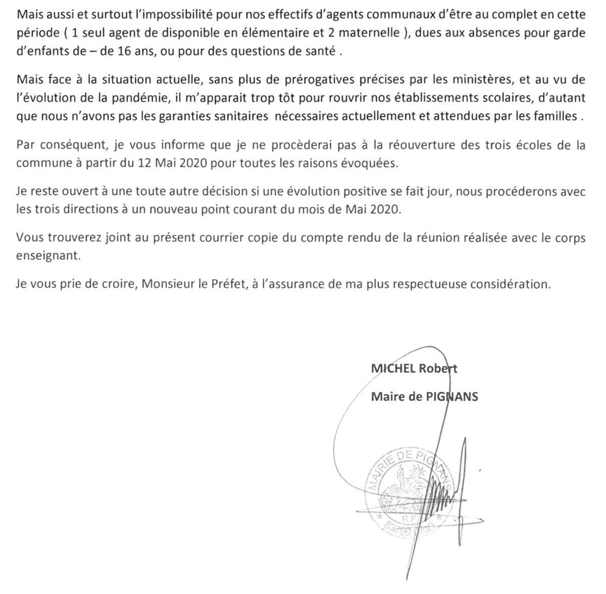 202005 lettre prefet covid ecoles 2 2