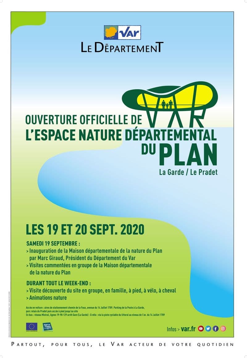 Affiche : 202009 var inauguration espace naturel plan