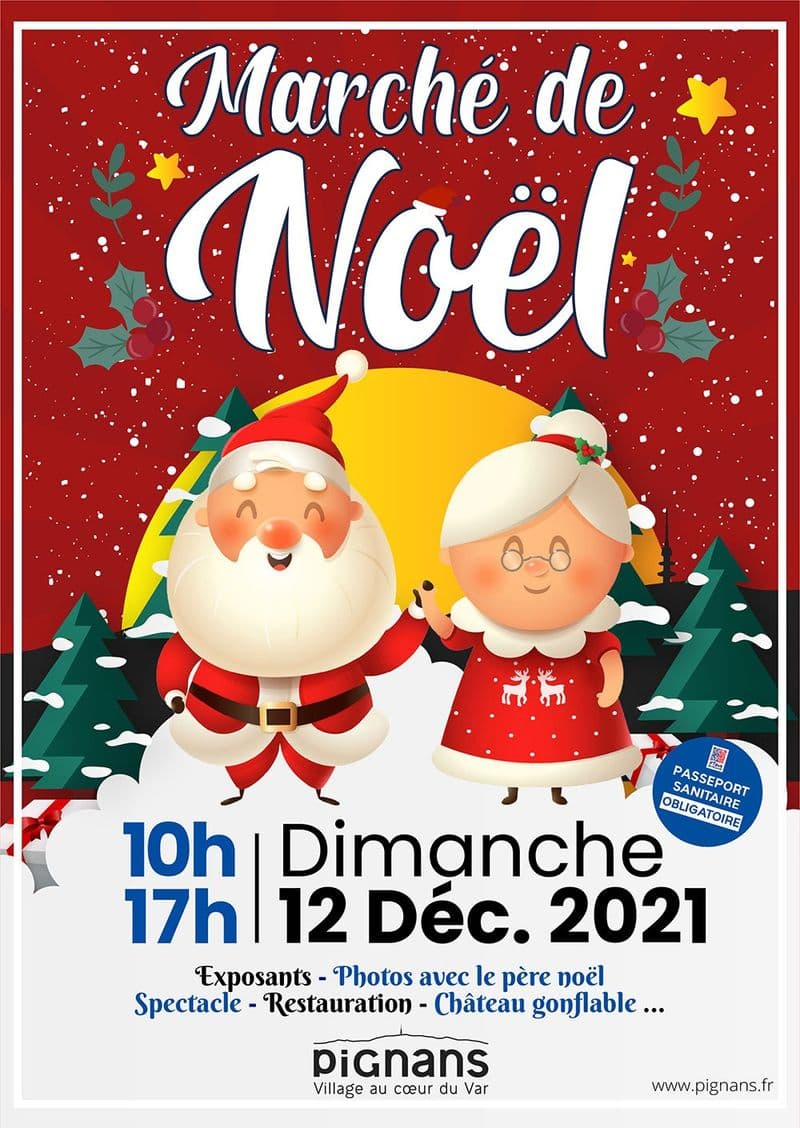 20211212 pignans marche de noel 2021 passsanitaire web