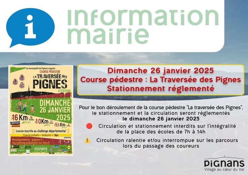 2025 information traversee des pignes circulation