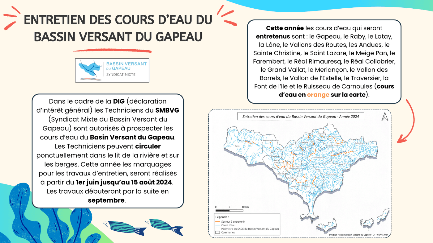 Affiche : Affiche entretien des cours deau 1