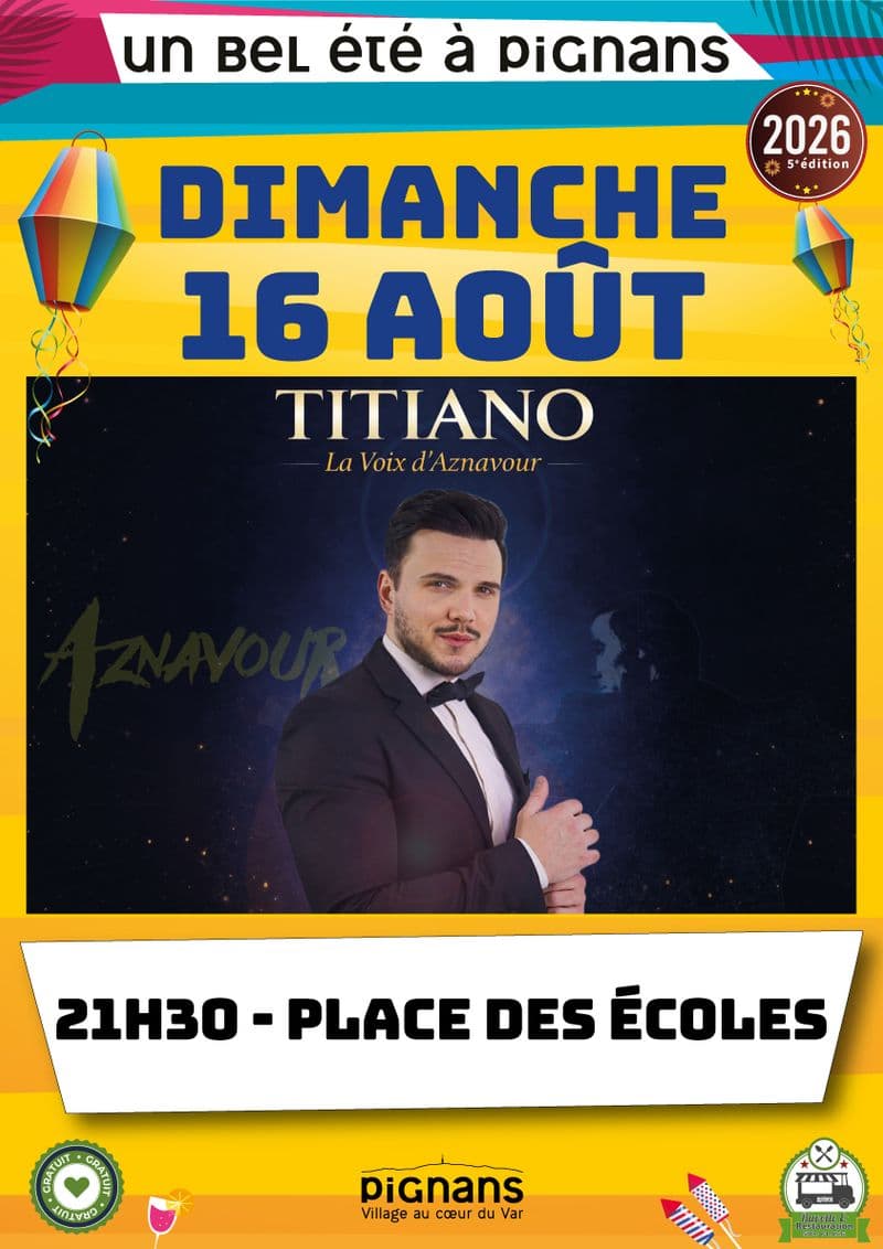 Un homme en costume - affiche du spectacle hommage aznavour