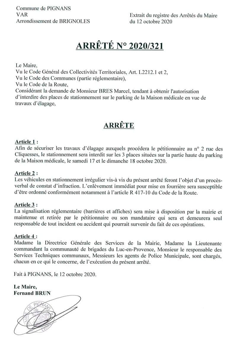 Affiche : Arrete 2020 231 maison medicale