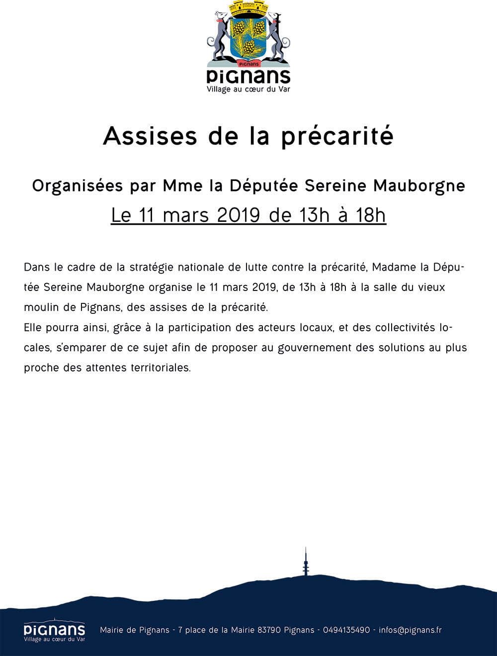 Assises precarite