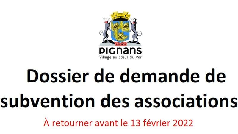 Demande subvention 2022