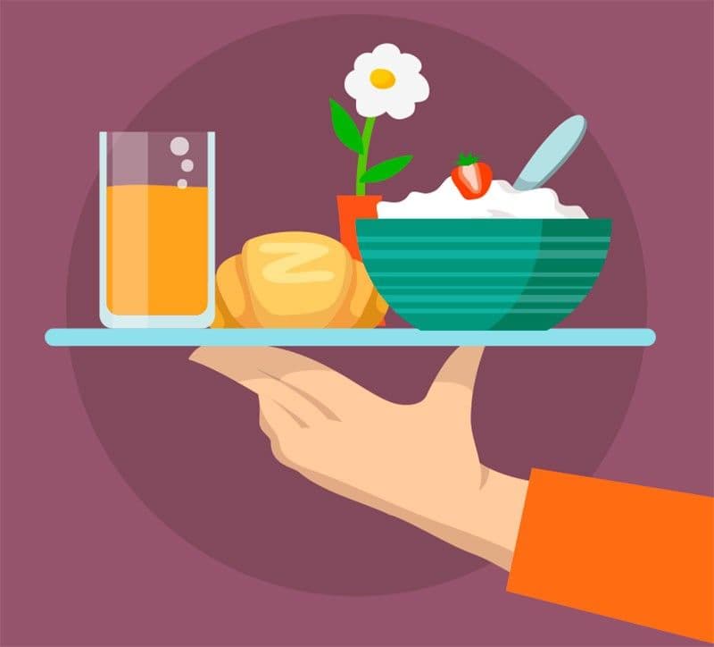 Illustration portage repas