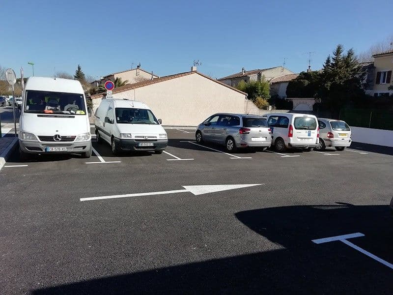 Parking mairie pignans